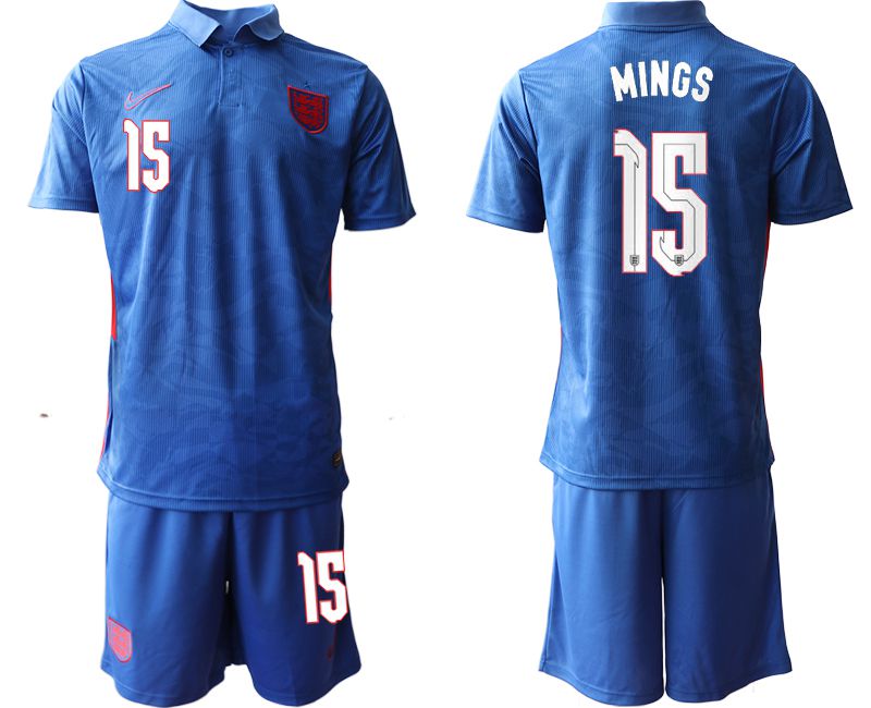 Men 2020-2021 European Cup England away blue #15 Nike Soccer Jersey